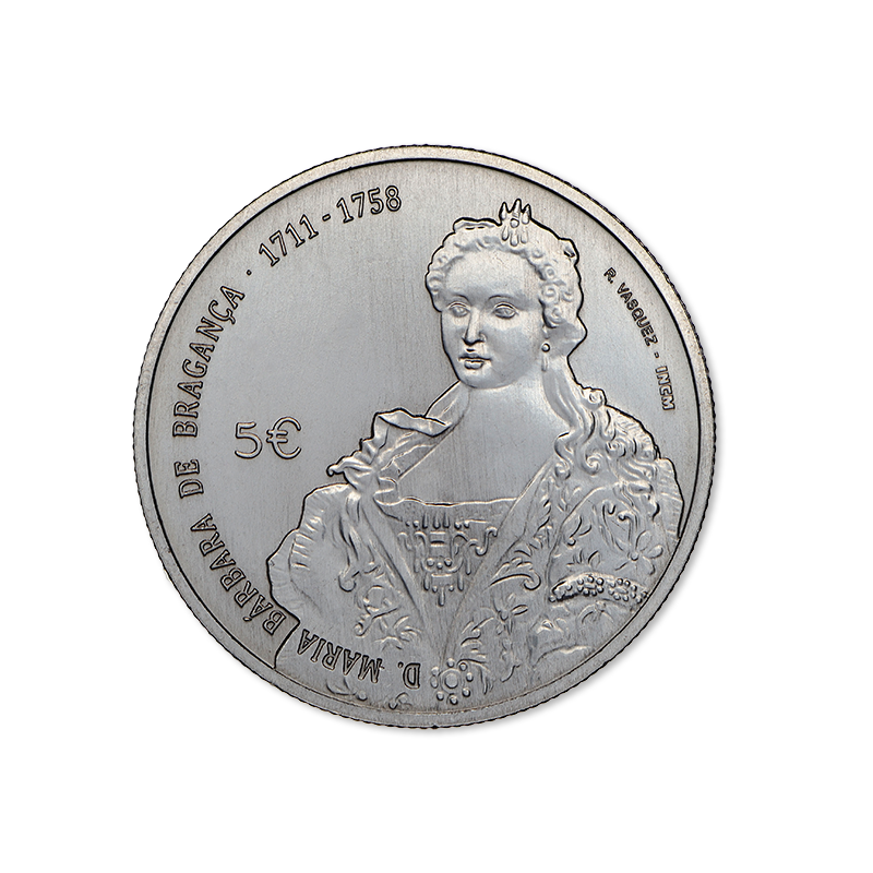 5€ Portugal 2017 D. Maria Bárbara de Bragança
