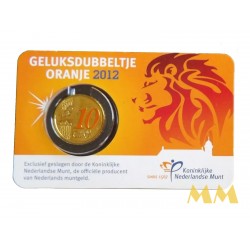 10ct Holanda 2012 Coincard...