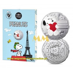 10€ Prata França 2025 Snoopy