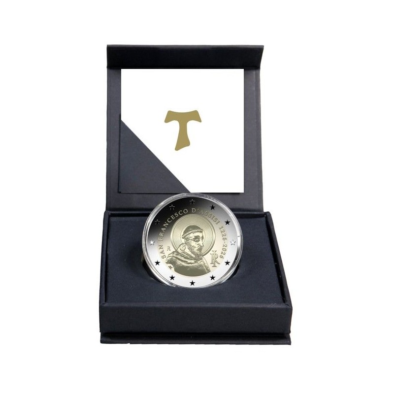 Reverse Proof 2€ Itália 2026 São Francisco de Assis