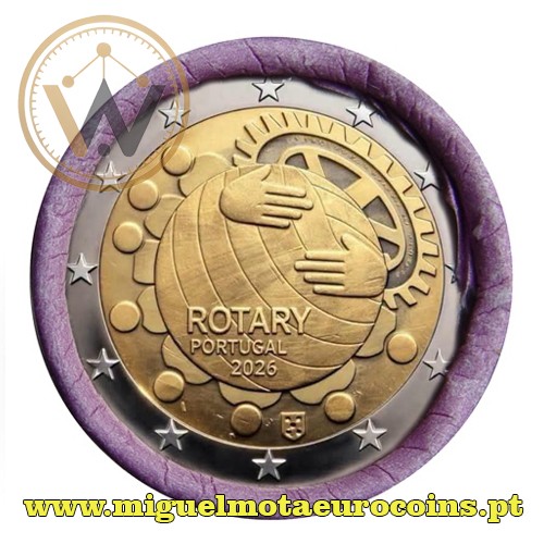 Rolo 2€ Portugal 2026 Rotary