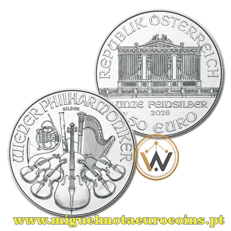 1Oz Filarmónica 2026 Áustria