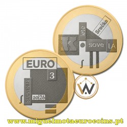 3€ Eslovénia 2026 Poeta...