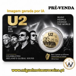 Coincard 2€ Irlanda 2026 U2