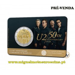 Coincard 2€ Irlanda 2026 U2