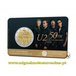 Coincard 2€ Irlanda 2026 U2