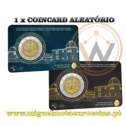 Coincard Aleatório 2€ Bélgica 2026 Observatório Real da Bélgica