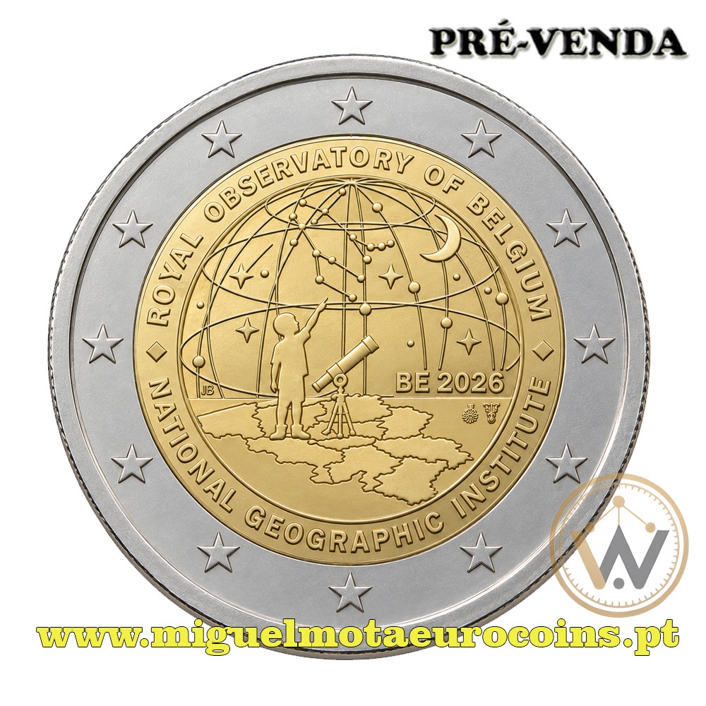 Bélgica 2026 Observatório Real da Bélgica UNC