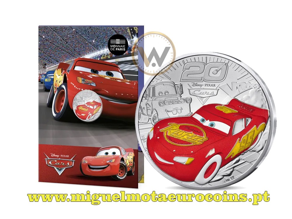 Prata 10€ França 2026 McQueen