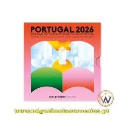 Portugal 2026 Série Anual BNC 8 Moedas | Miguel Mota Euro Coins