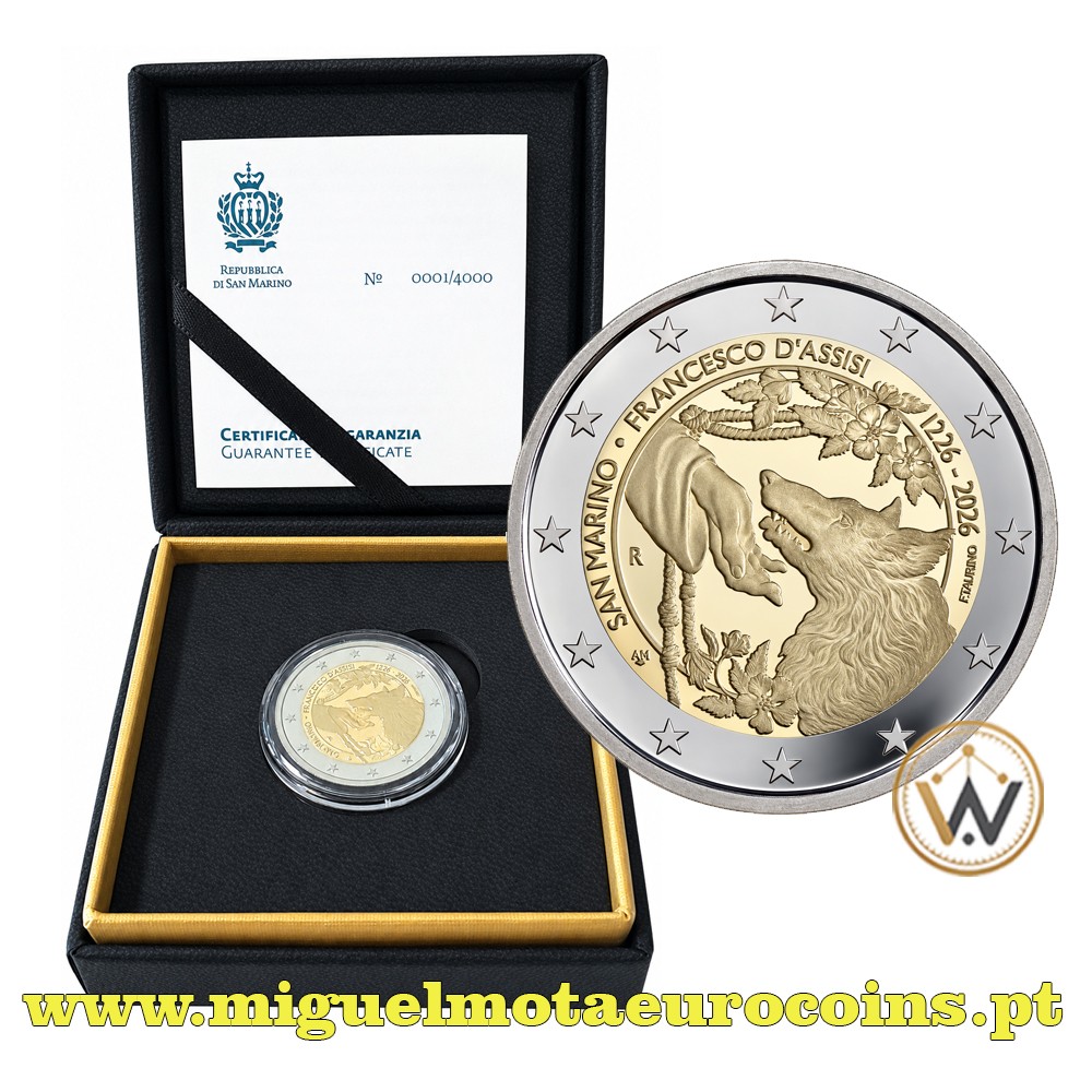 Proof 2€ San Marino 2026 Assis